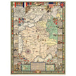 Historical Map of the American Expeditionary Force World War I by Ezra C. Stiles and Paul C. Bowman
