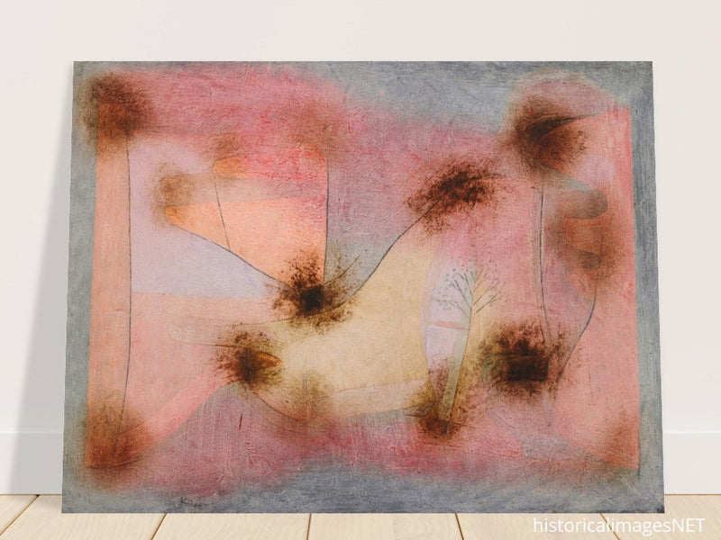 Paul Klee Hardy plants abstract painting.