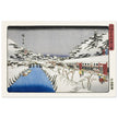 Snow at Akabane Bridge in Shiba by Utagawa Hiroshige