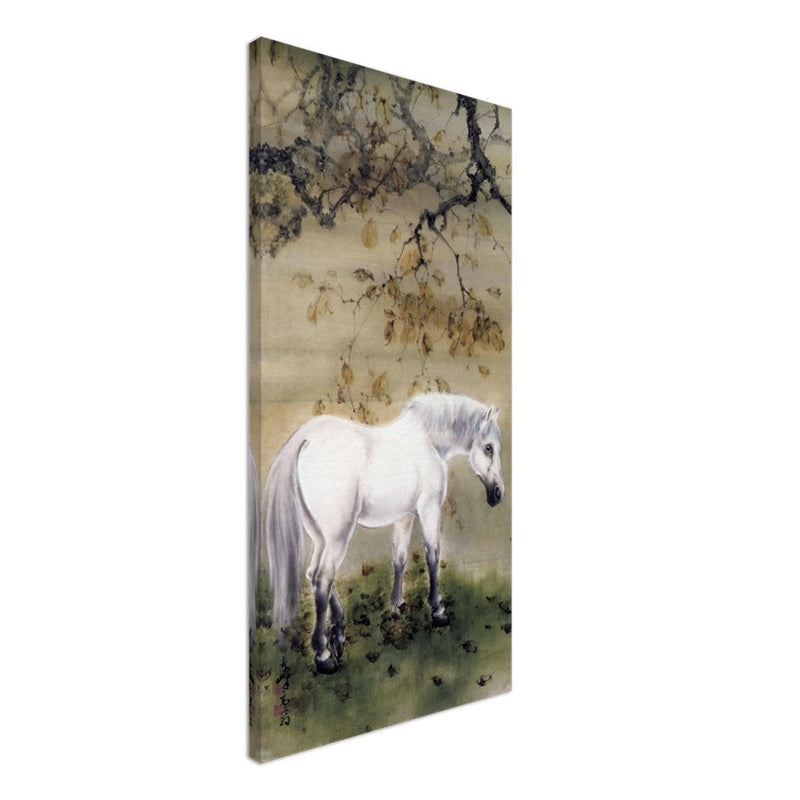 White horse by Gao Qifeng.