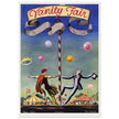Vanity Fair magazine vintage cover by Rockwell Kent 1923. Two artists dancing at the circus.