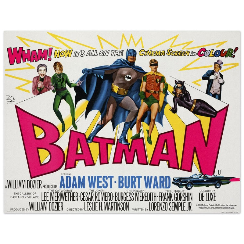 Batman movie poster.