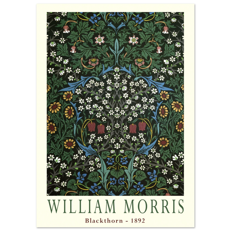 William Morris Blackthorn 1892.