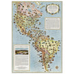 Pictorial map of America. The Pan American Highway route by the General Draft Company