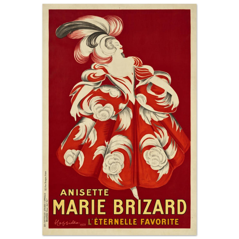 Anisette Marie Brizard vintage advertising poster by Leonetto Cappiello.