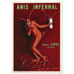 Anis Infernal advertising vintage poster by Leonetto Cappiello.