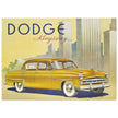 Dodge Kingsway vintage car advertising fine art  print. Classic car.