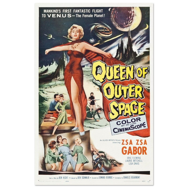 Queen of Outer Space movie poster.