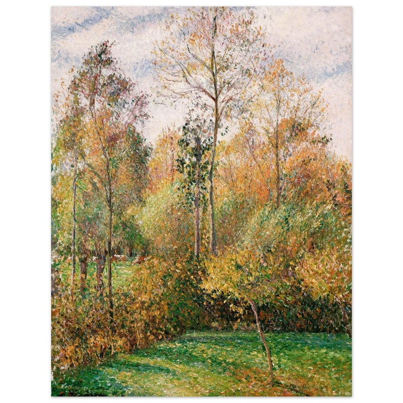 Autumn Poplars Eragny by Camille Pissarro 1894.