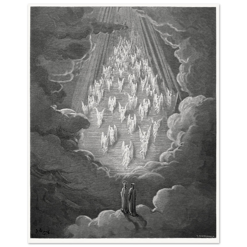 Gustave Dore illustration for The Divine Comedy by Dante Alighieri.  Paradise.