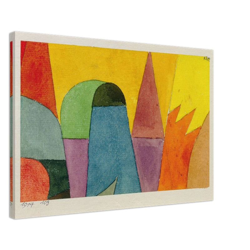 Paul Klee With the Mauve Triangle.