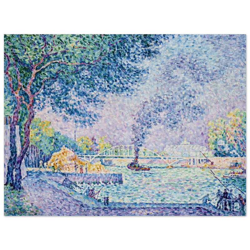 Paul Signac La Passerelle Debilly painting.