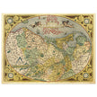 Ancient map of the Low countries ( Belgium, Netherlands and Luxembourg ) by Ortelius.
