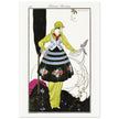 Umberto Brunelleschi vintage illustration Woman with bird.