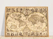 World map. Nouvelle et Exacte Description du Globe Terrestre Reveue Corrigee et Augmentee ... by Guillaume Blaeu