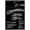 Firearm historic patent 1900. Matte paper