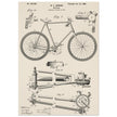Vintage bicycle patent 1899 by M. C Johnson.
