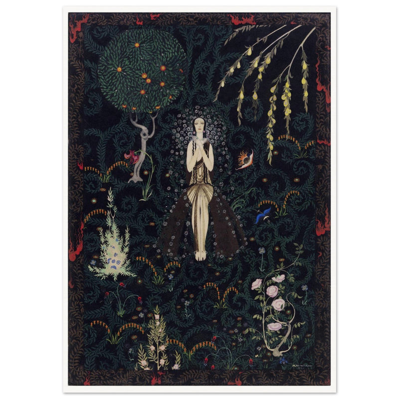 Kay Nielsen and his illustration Flowers and Flames 1921 .