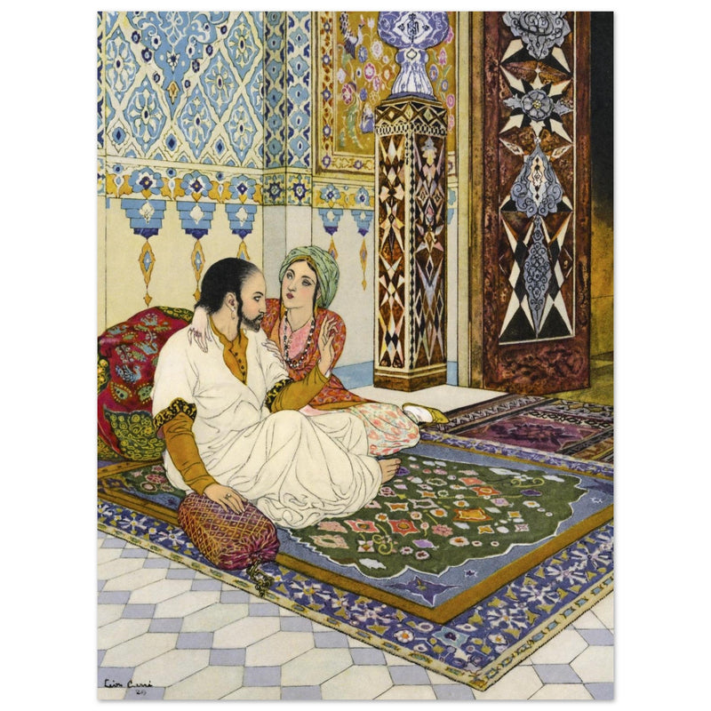 The Arabian Nights One Thousand and One Nights illustration by Leon Carre