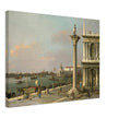 Canaletto antique painting in Venice Italy. Bacino di S. Marco.
