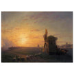 Steppe at sunset by Ivan Aivazovsky.