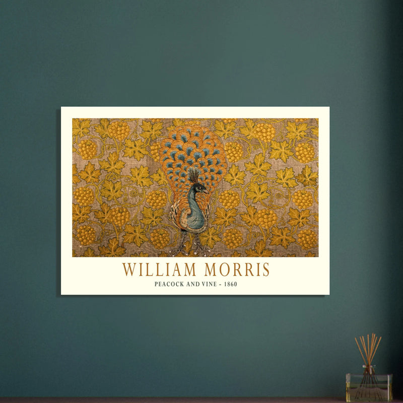 William Morris Peacock and Vine 1860 .