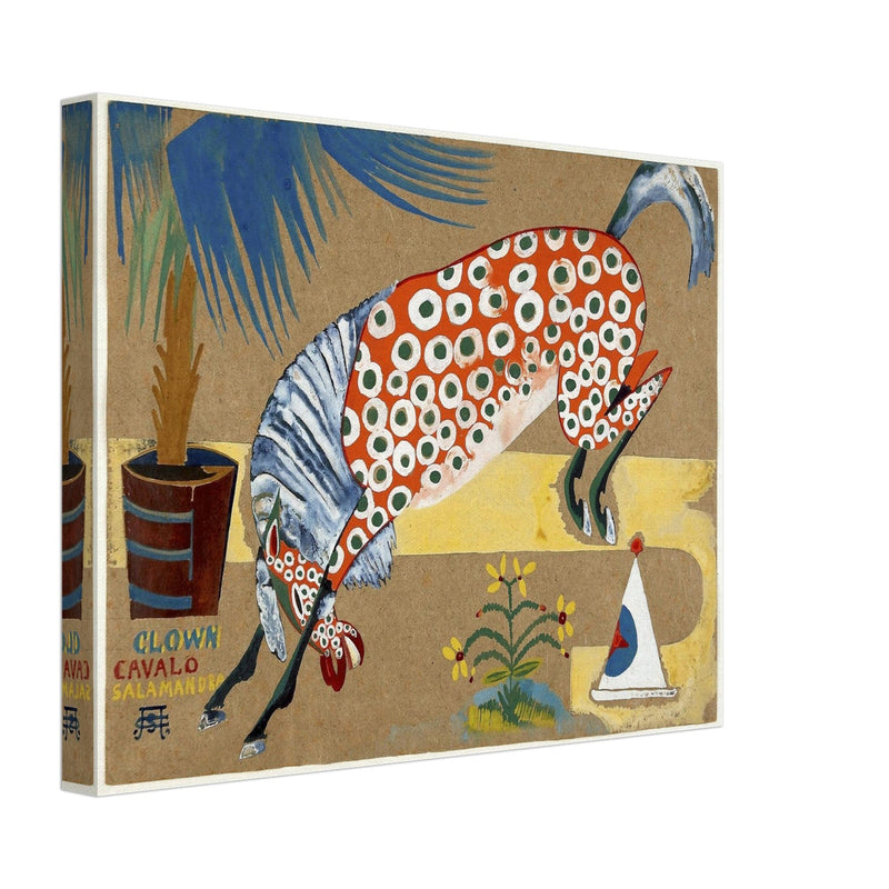 Clown, Horse, Salamander painting by Amadeo de Souza Cardoso