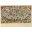 Ancient world map poster reproduction by Andrea Bertelli 1593
