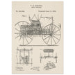 Road vehicle patent 540648 1895 by Charles Edgar Duryea. Automobile car history