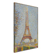 Eiffel tower  print by Georges Seurat 1881.
