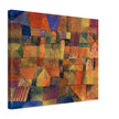 Paul Klee City with the three domes ( Stadt mit den drei Kuppeln ). Abstract painting.