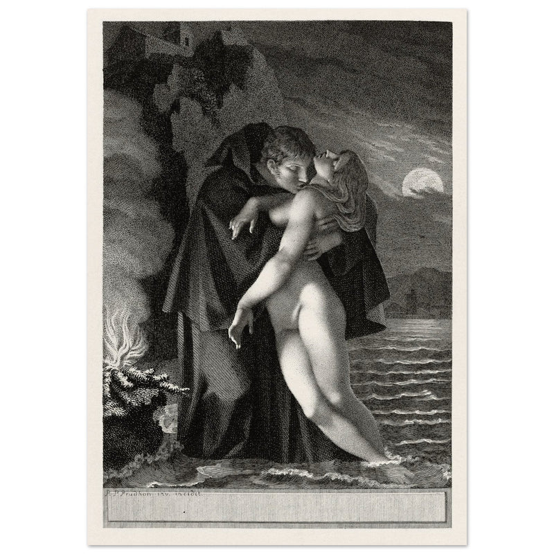 Phrosine and Melidore by Pierre Paul Prudhon 1796.