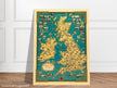 Old map of the British islands by Ernest Dudley Chase