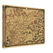 A Pictorial old ancient map of Germany by Ernest Dudley Chase.
