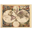 Old world map Orbis Terrarum Nova et Accuratissima Tabula 1658 by  Nicolaes Visscher
