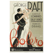 Bolero George Raft and Carole Lombard movie poster. Sweddish version Vintage prints of famous films