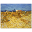Corn Harvest in Provence by Vincent Van Gogh