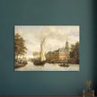 Jacobus Storck Nijenrode Castle on the Vecht near Breukelen. Antique old marine painting.  artwork