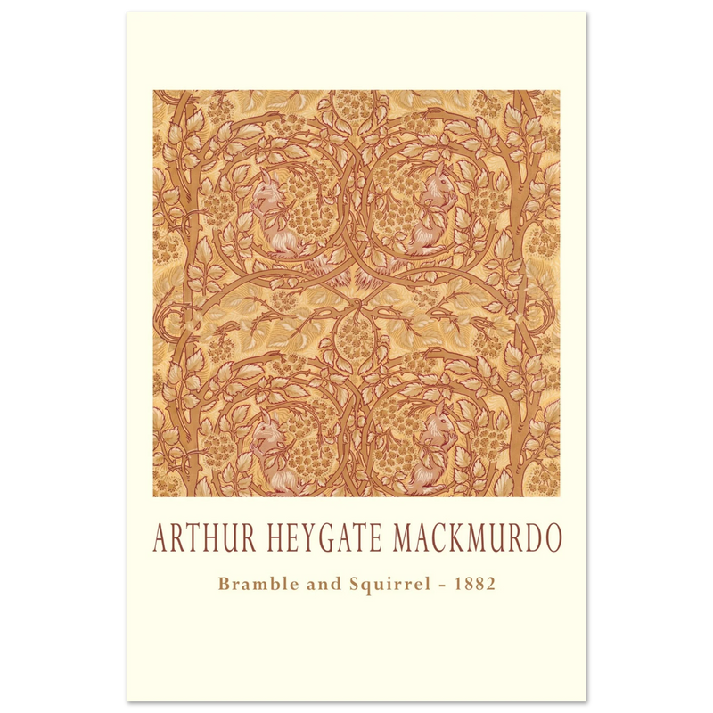 Arthur Heygate Mackmurdo Bramble and Squirrel .