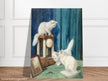 Three curious cats old painting by Arthur Heyer.