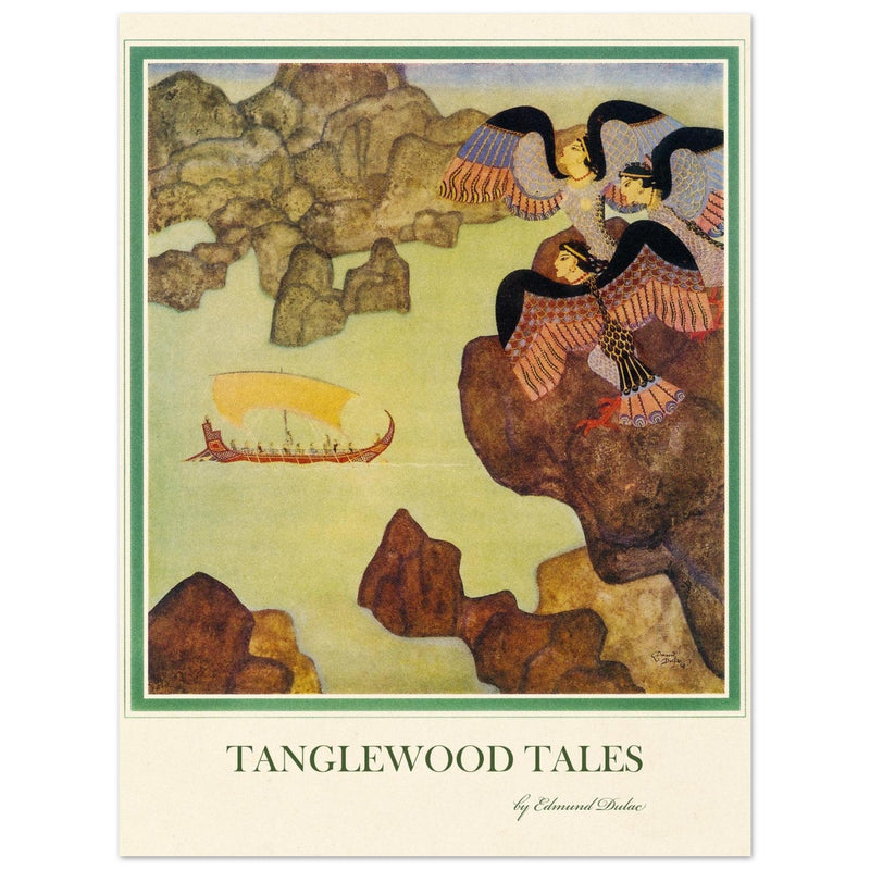 Edmund Dulac Tanglewood Tales illustration. Circe’s Palace.