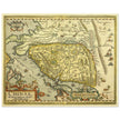 Ancient map of China by Abraham Ortelius XVI Century.
