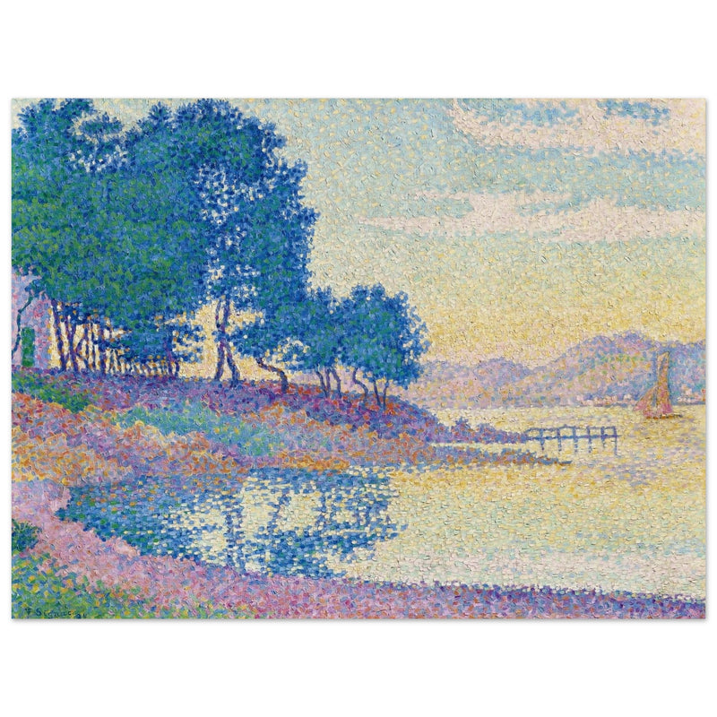 Paul Signac Calanque des Canoubiers Pointe de Bamer, Saint-Tropez painting