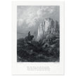 Gustave Dore illustration of King Arthur legend . Camelot . From the book Idylls of the King by Alfred Tennyson.