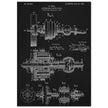 Automobile Drive Gear patent 787908 by Henry Ford. Vintage car