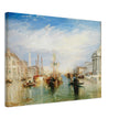 Venice Italy from the Porch of Madonna della Salute by Joseph Mallord William Turner. Antique painting .  Art Print