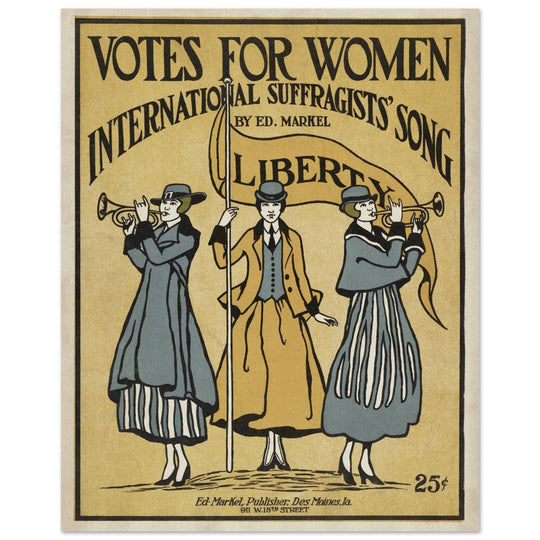 Votes for women : international suffragists' song