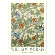 William Morris Trellis vintage wallpaper.  art print of this flower and leaves design