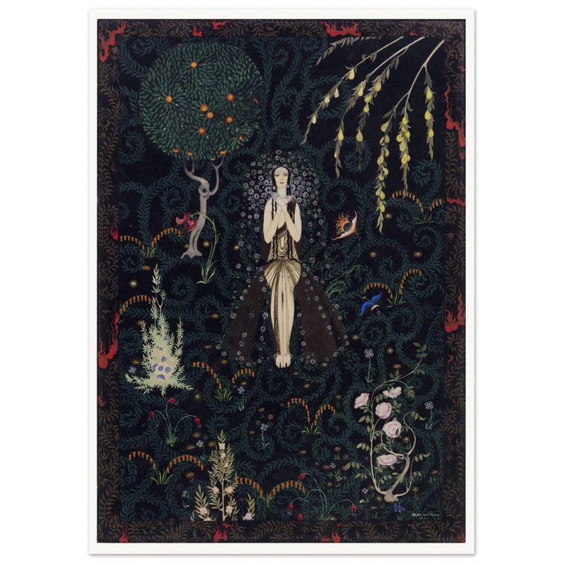 Kay Nielsen and his illustration Flowers and Flames 1921 .