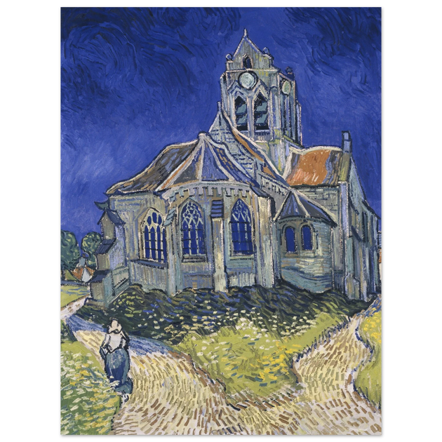 The Church in Auvers-sur-Oise View from the Chevet Vincent Van Gogh